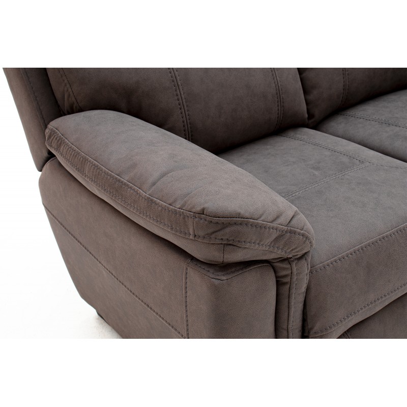 VL Baxter Corner Group Recliner Brown